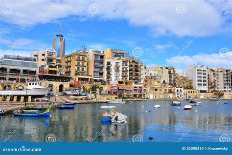 Saint Julians, Malta editorial image. Image of town, saint - 52090310