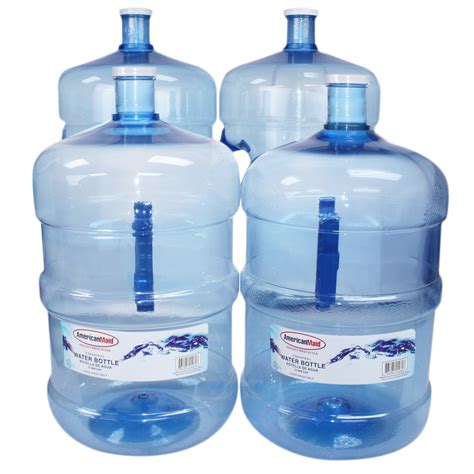 American Maid 5 Gallon/640 fl oz Water Bottle, Set of 4 (Not Filled ...