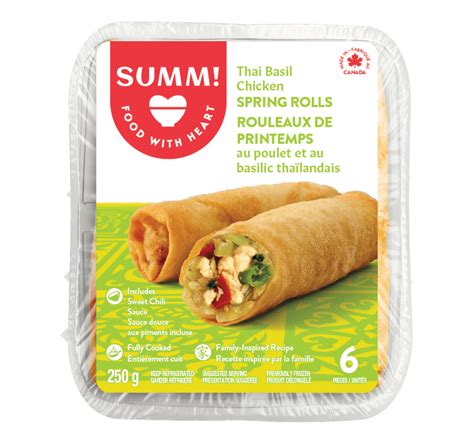 Pad Thai with Thai Basil Chicken Spring Rolls | SUMM! Recipes