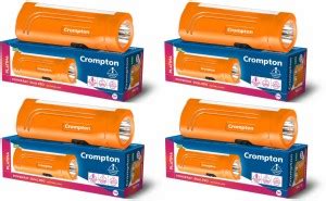 Crompton Pack of 4 Power Ray Dual Pro Torch Price in India - Buy ...