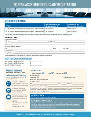 Fillable Online Pension & Benefits Conference Fax Email Print - pdfFiller