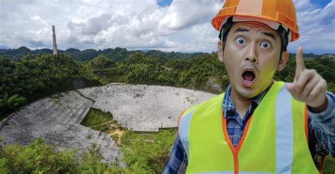 The futuristic Arecibo Radio Telescope in Puerto Rico was once a marvel ...