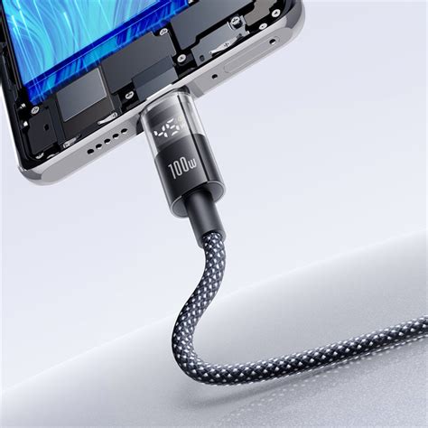 Baseus Display 2 Fast Charging Data Cable USB-A to USB-C 100W – Baseus ...