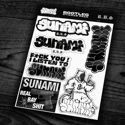 Jual SUNAMI STYLE Sticker Pack Band :SUNAMI / SUNAMI STYLE / R.B.S ...