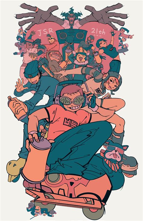 Pin by Joo on Art | Jet set radio, Character design, Concept art characters