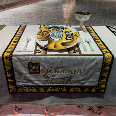 Judy Chicago, The Dinner Party (Sojourner Truth) - a photo on Flickriver