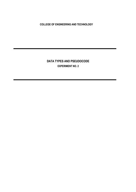 Image result for Pseudocode Data Types