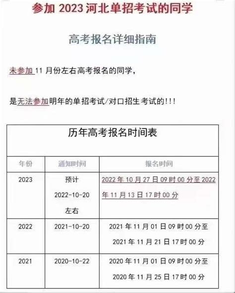 邯郸市2024年高考社会考生报名温馨提示_单招资讯_河北单招网
