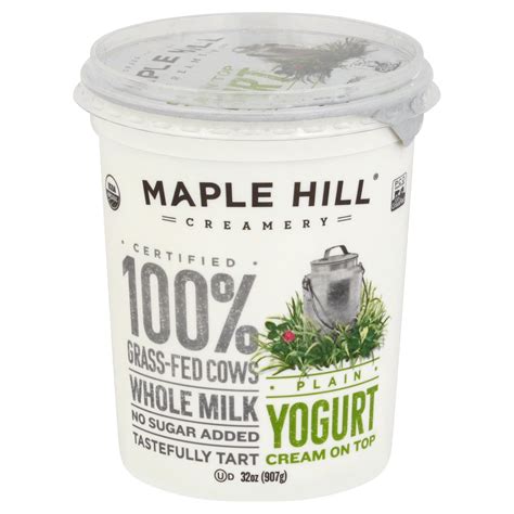 Maple Hill Creamery 100% Grassfed Organic Plain Yogurt 32 oz | Shipt