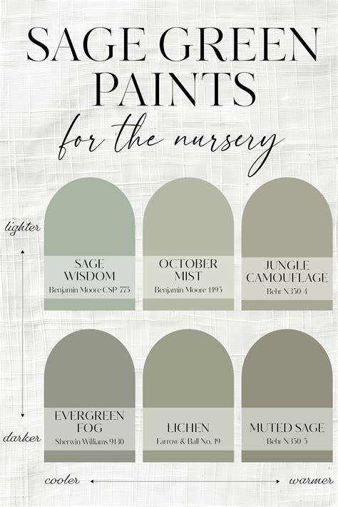 Benjamin Moore Sage Colors Green Paint Color Palette Benjamin Moore