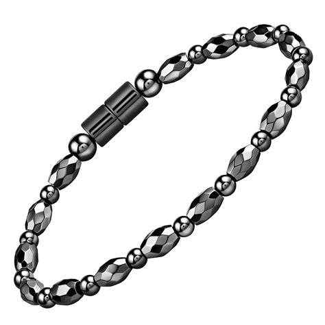 Hematite Magnetic Therapy Necklace Trey Twist