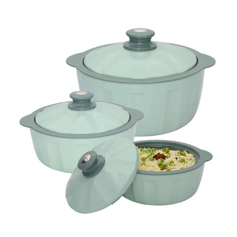 Buy JAYPEE HOTFEAST Inner Stainless-Steel Insulated Casserole (800+1200 ...