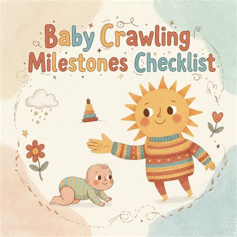 Baby Crawling Milestones Checklist | Printable Development Guide for Parents | When Should Baby ...