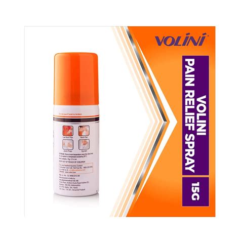 Buy VOLINI PAIN RELIEF SPRAY 15 GM (PACK OF 3) Online & Get Upto 60% ...