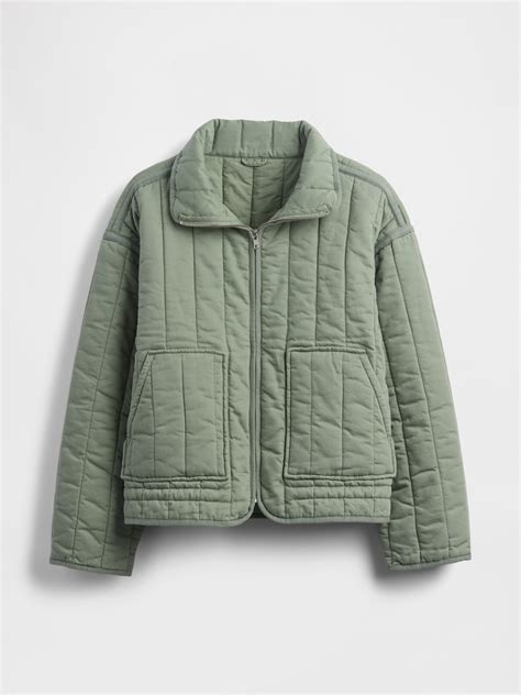 Oversized Quilted Liner Jacket | Gap