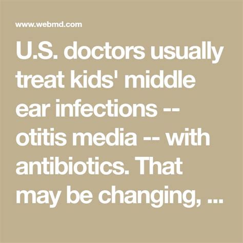 ear infection antibiotics