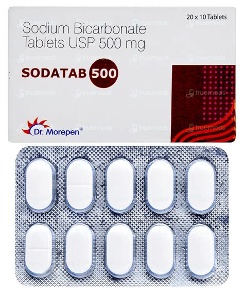 Sodatab 500 Mg Tablet 10 - Uses, Side Effects, Dosage, Price | Truemeds