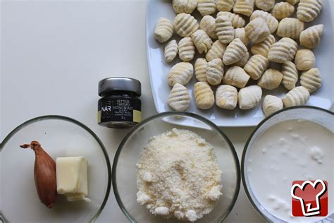 Potato Gnocchi With A Creamy Parmesan And Truffle Sauce — Authentic ...