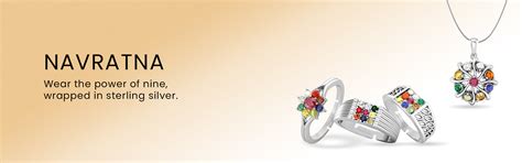 Buy Natural Certified Silver Navratna Rings Online by CLARA