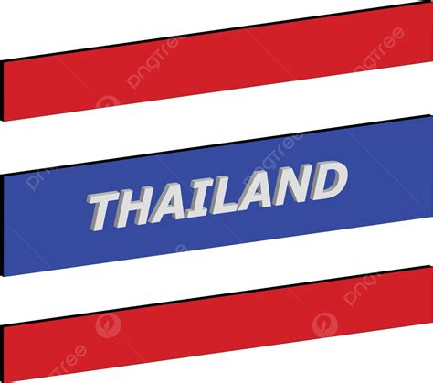 Flag Of Thailand National Countries Waves Vector, National, Countries, Waves PNG and Vector with ...