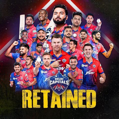 Delhi Capitals Team 2023 - DC Team 2023 Players List, DC Squad 2023