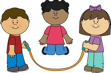 Kids Jumping Rope Clip Art - Kids Jumping Rope Image