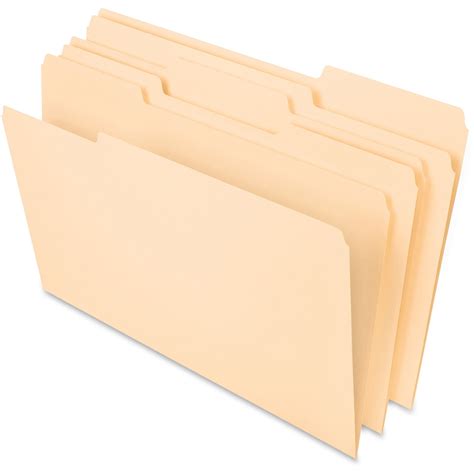Pendaflex Essentials 1/3-cut Manila File Folders, Manila, 100 / Box ...