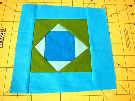 Image result for Log Cabin Quilt Block Tutorial