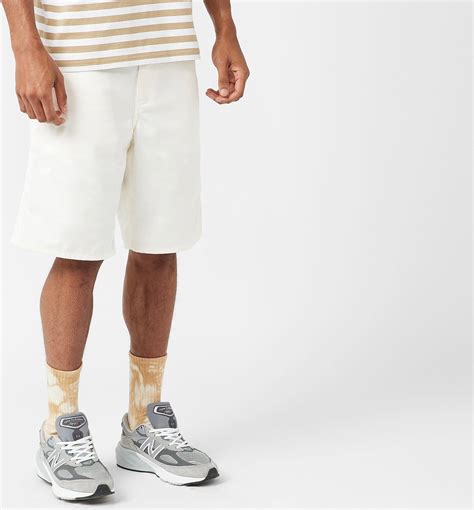 Carhartt Short WIP Men colour White • Se priser nu