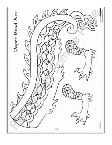 Dragon Puppet Template - Printable Word Searches