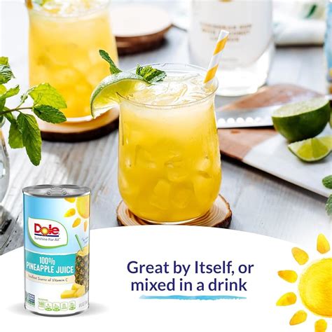 Dole 100% Pineapple Juice, No Added Sugar, Excellent India | Ubuy