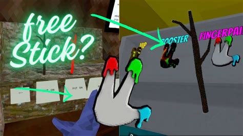 This gorilla tag copy gives you free finger painter stick and mods ...