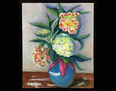 Buy SETSUKO MIGISHI (after) (japanese, 1905-1999), "hydrangeas", Ca ...