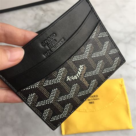 Goyard card holder black | Goyard wallet, Goyard card holder, Goyard ...
