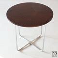 Round Bauhaus tubular steel table - ZEITLOS – BERLIN