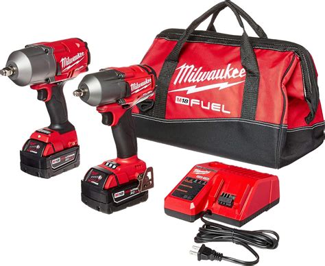 Milwaukee 2 PC M18 FUEL Auto Kit - 1/2" Impact Wrench and 3/8" Impact Wrench : Amazon.ca: Tools ...
