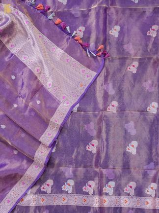 Handloom Banarasi Tissue Silk Suit Fabric – Khinkhwab