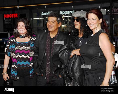 - Ann Serrano Lopez, George Lopez, Slash and Perla Hudson at the ...