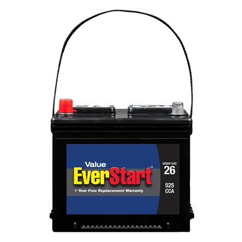 EverStart Value Lead Acid Automotive Battery, Group Size 26, 55% OFF