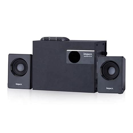 Impex Micro Plus 20 Watts 2.1 Channel Multimedia Speaker System with ...