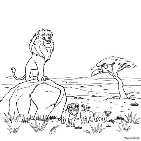 Lion King Coloring