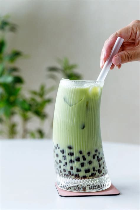 Green Thai Tea Boba - Oh Sweet Cups