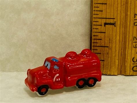 Buy Tiny FIRE TRUCKS Pumper Ladder Engine Tanker Hose Cars Vintage ...