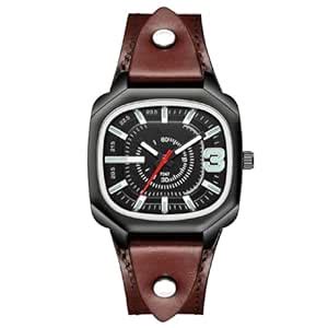 Buy WatchStar Square Dial Premium Leather Strap Analog Watch for Men's ...