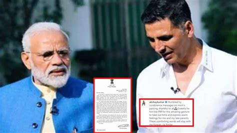 Akshay Kumar expresses gratitude towards PM Narendra Modi for sending ...