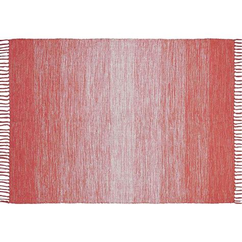 Chesapeake Merchandising Ombre 7 x 9 Cotton Coral Indoor Ombre Area Rug ...