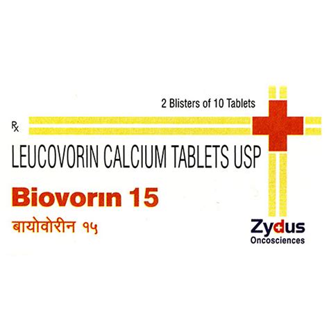 Biovorin 15 Tablet | Uses, Side Effects, Price | Apollo Pharmacy