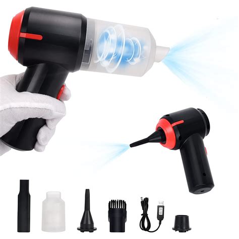 Professional Compressed Air Blower & Mini Vacuum Computer Cleaner 3-in ...