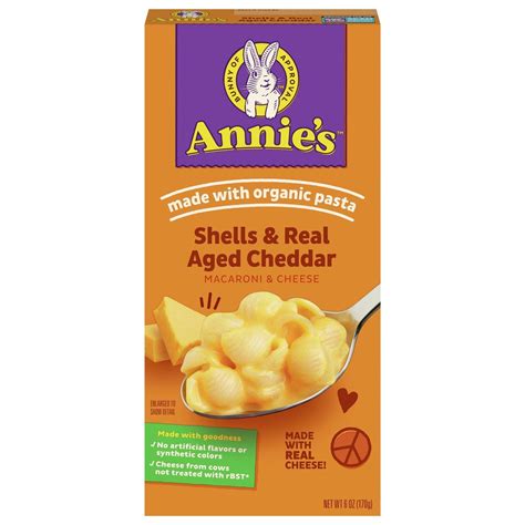 2 Pack - Annie's Homegrown Shells & Real Aged Cheddar Macaroni & Cheese ...