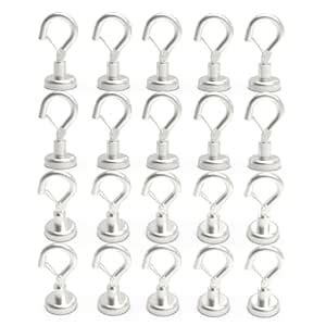 Ant Mag Magnetic Hooks Heavy Duty with Snap 22lbs Strong Magnet Hooks ...